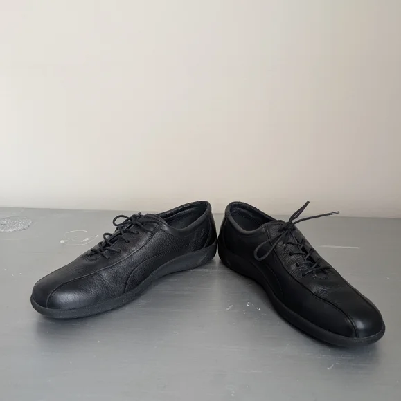 ecco super soft confort Leather  Sneaker women Sz 42 Eur - Picture 2 of 16